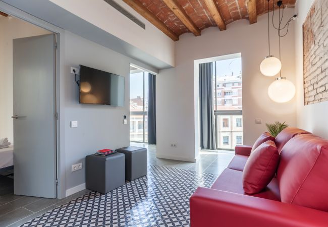 Apartamento en Barcelona - Family DELUXE amplio piso con terraza y piscina en Barcelona centro
