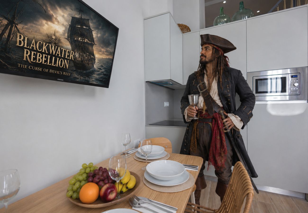 Apartamento en Valencia - Pirate Duplex IV | 4 Viajeros | AC WiFi | 15 min Oceanografic