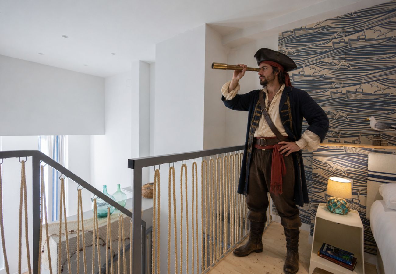 Apartamento en Valencia - Pirate Duplex IV | 4 Viajeros | AC WiFi | 15 min Oceanografic