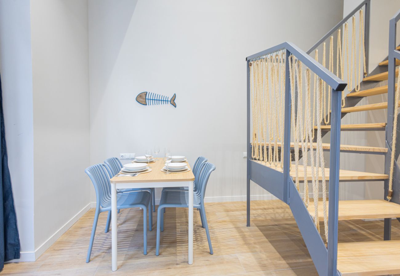 Apartamento en Valencia - Pirate Duplex VIII | 4 Viajeros | AC WiFi | 15 min Oceanografic