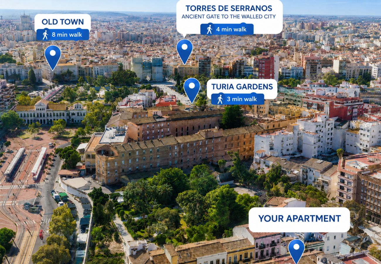 Apartamento en Valencia - Serranos Towers Apartments I - 4 Viajeros - Old Town
