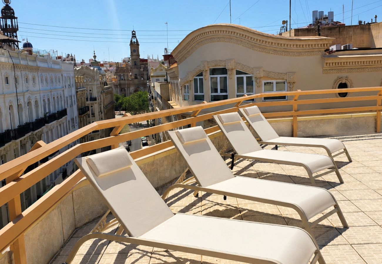 Apartment in Valencia / València - Luxury Penthouse with 185 m² Terrace | 6 Guests