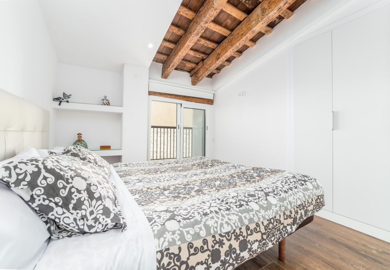 Appartement à Valence / Valencia - CENTER-2BR, 2BA-ATTIC-TERRACE,VIEW, WI-FI, A/C 