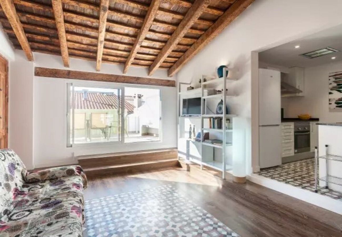 Appartement à Valence / Valencia - CENTER-2BR, 2BA-ATTIC-TERRACE,VIEW, WI-FI, A/C 