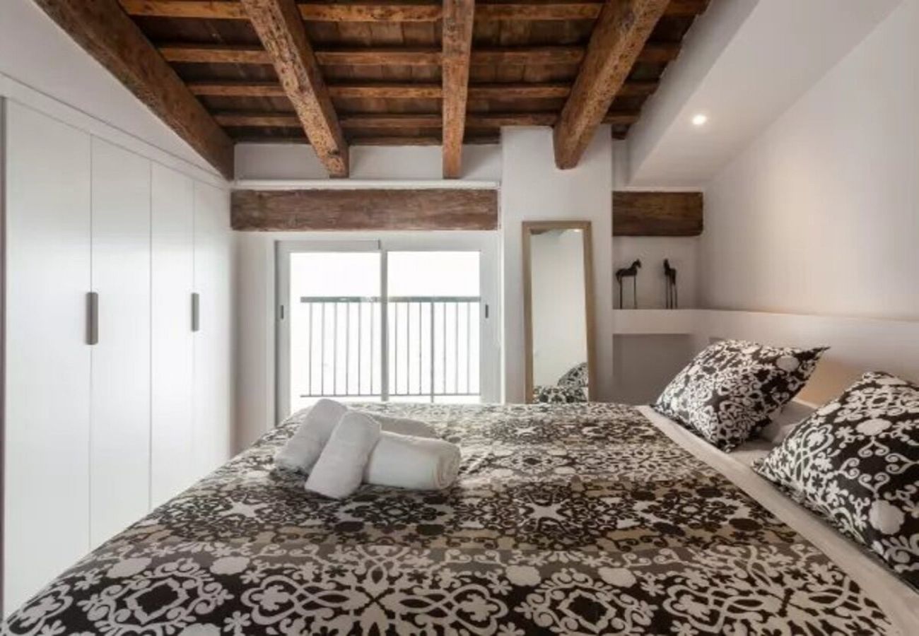 Appartement à Valence / Valencia - CENTER-2BR, 2BA-ATTIC-TERRACE,VIEW, WI-FI, A/C 