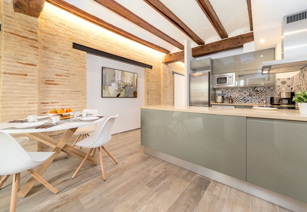 Appartement à Valence / Valencia -  CATHEDRAL LUXURY TERRACE FLAT 2BR,2BA, A\C,Wifi