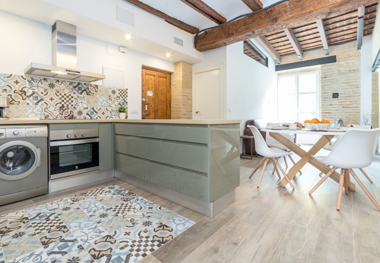 Appartement à Valence / Valencia -  CATHEDRAL LUXURY TERRACE FLAT 2BR,2BA, A\C,Wifi