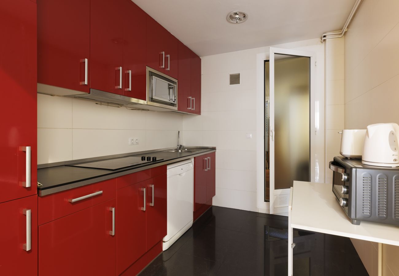 Appartement à Barcelone - Terrasse privative, 3 chambres, 2 salles de bain, Barcelona centre