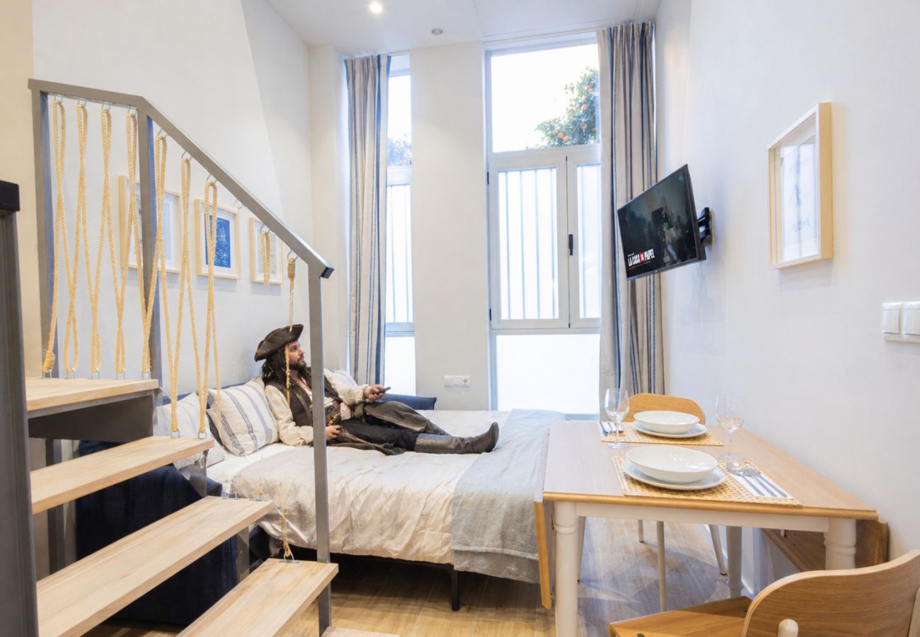 Appartement à Valence / Valencia - Pirate Duplex III | 4 Viajeros | AC WiFi | 15 min Oceanografic
