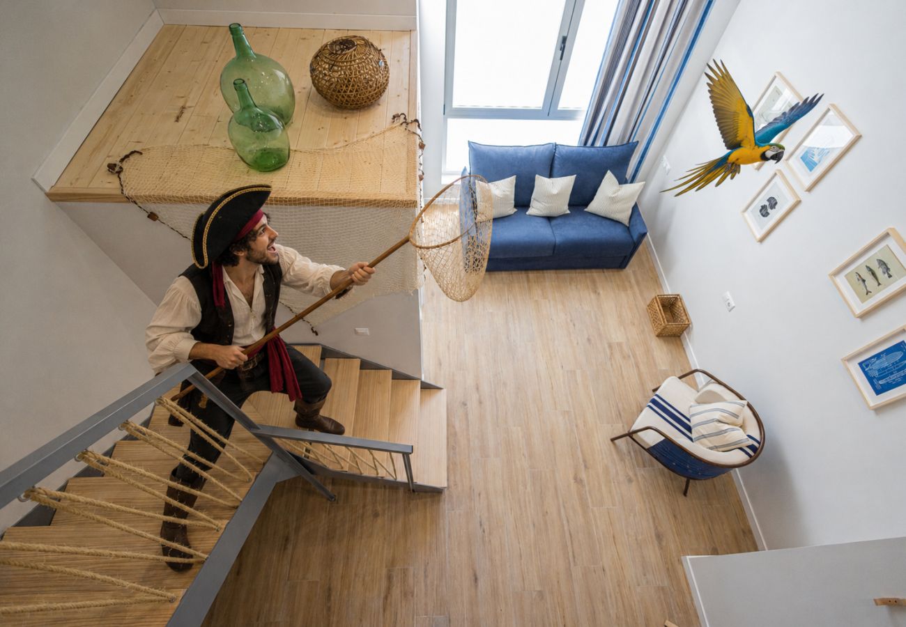 Appartement à Valence / Valencia - Pirate Duplex VII | 4 Viajeros | AC WiFi | 15 min Oceanografic
