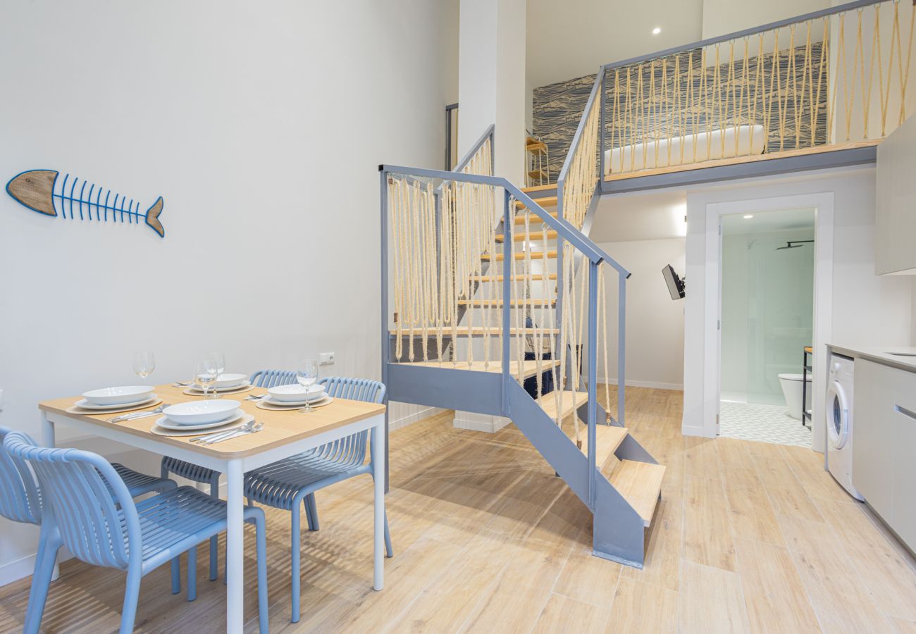 Appartement à Valence / Valencia - Pirate Duplex VIII | 4 Viajeros | AC WiFi | 15 min Oceanografic