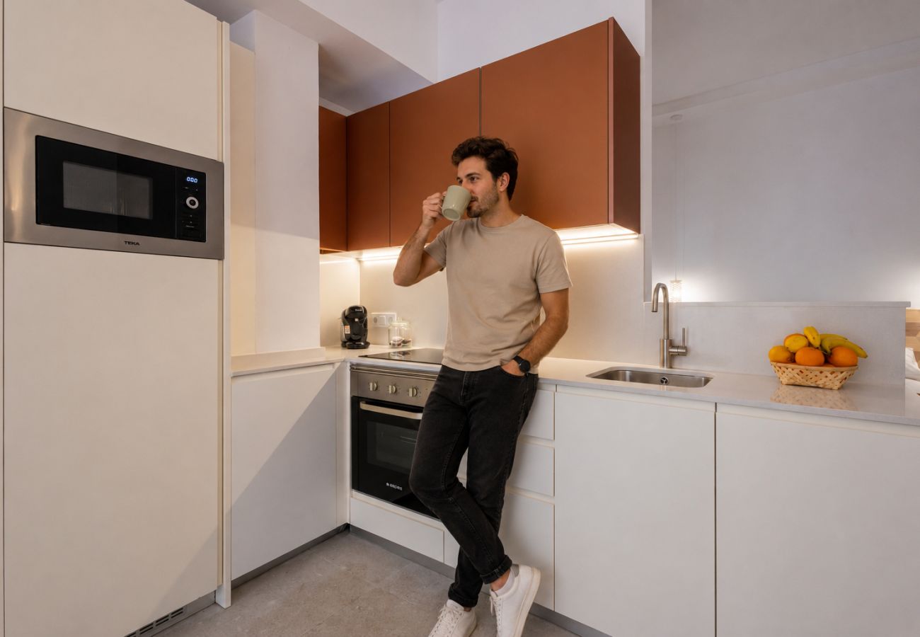 Appartement à Valence / Valencia - The Sorolla Apartment VI | AC & WiFi | 4 Viajeros