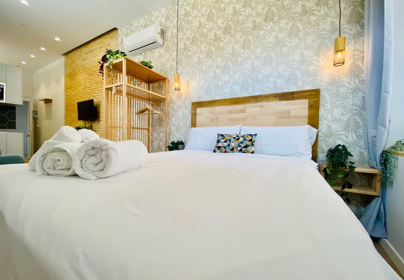 Appartement à Valence / Valencia - Beach Apartment | 1Hab | 3 Viajeros| AC & WIFI