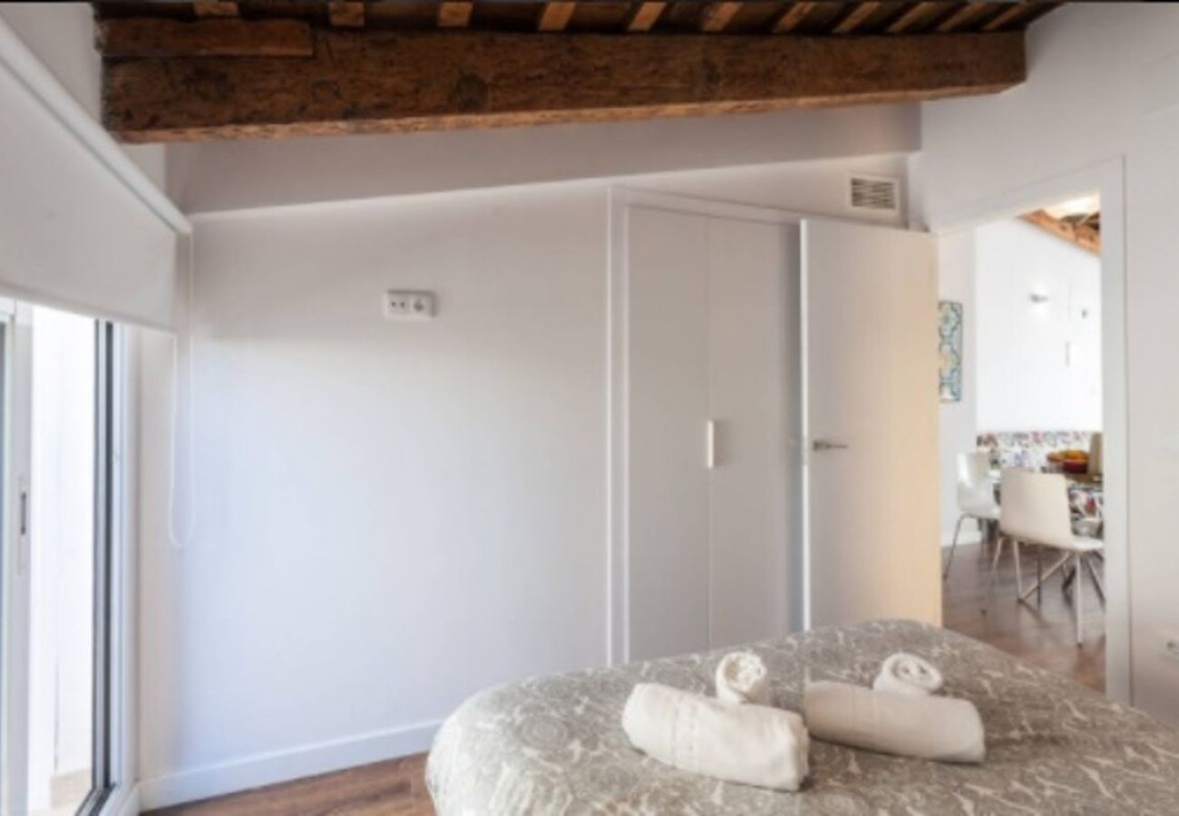 Appartamento a Valencia / València - CENTER-2BR, 2BA-ATTIC-TERRACE,VIEW, WI-FI, A/C 