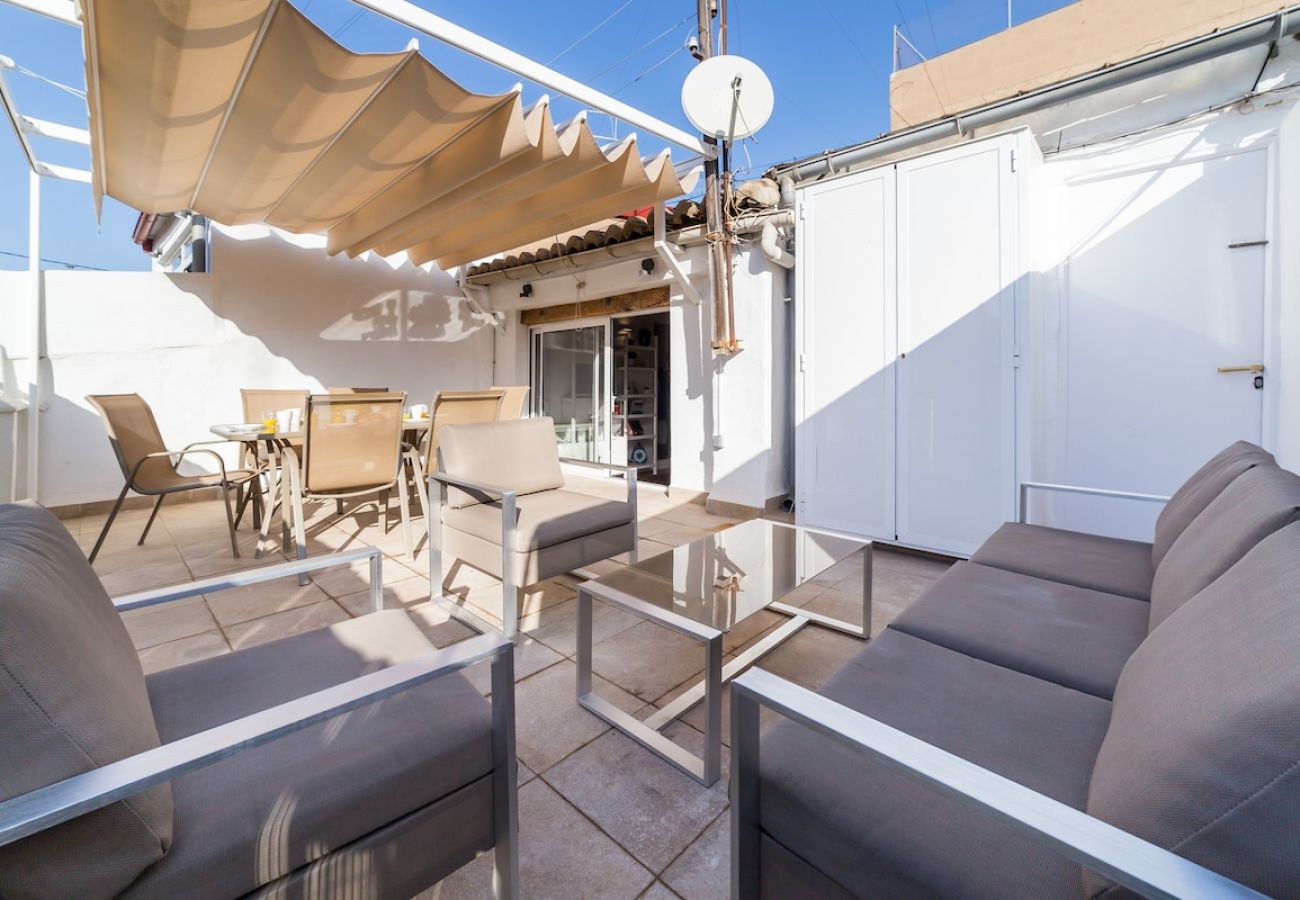 Appartamento a Valencia / València - CENTER-2BR, 2BA-ATTIC-TERRACE,VIEW, WI-FI, A/C 