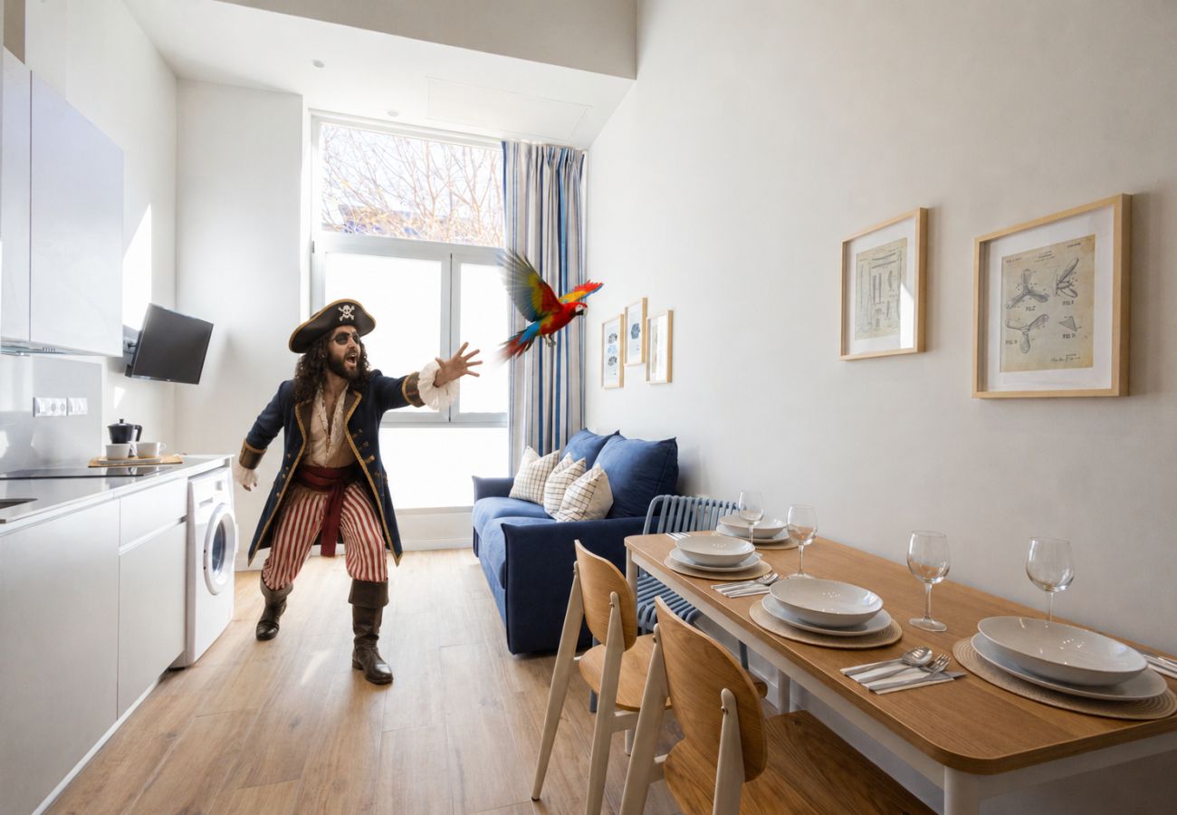 Appartamento a Valencia / València - Pirate Duplex VI | 4 Viajeros | AC WiFi | 15 min Oceanografic