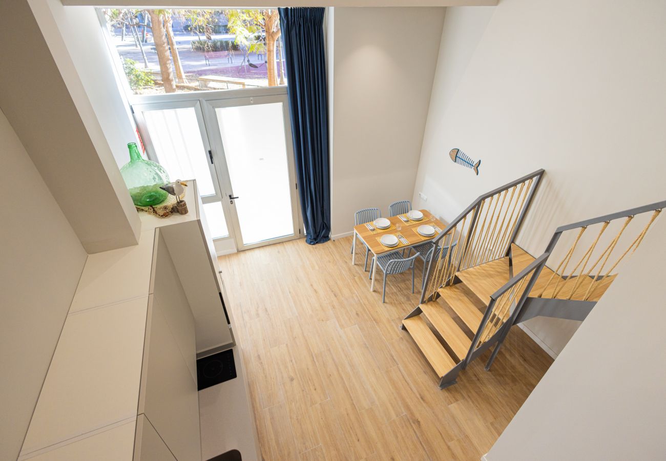 Appartamento a Valencia / València - Pirate Duplex IX | 4 Viajeros | AC WiFi | 15 min Oceanografic