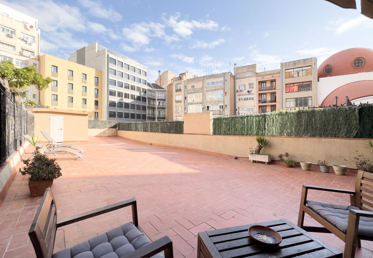 Appartement in Barcelona - Piso en alquiler con gran terraza privada, junto Passeig de Gracia, Barcelona centro