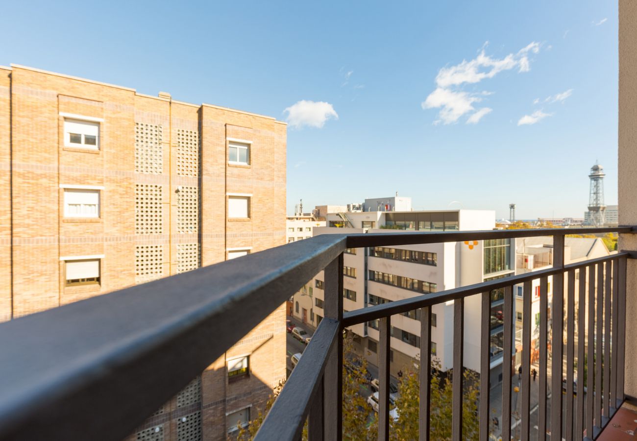 Appartement in Barcelona - PORT, piso turístico en alquiler luminoso, tranquilo, bonitas vistas de Barcelona.