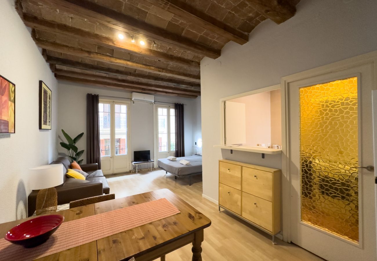 Appartement in Barcelona - Estudio bonito, confortable, tranquilo y luminoso en alquiler en Gracia, Barcelona centro
