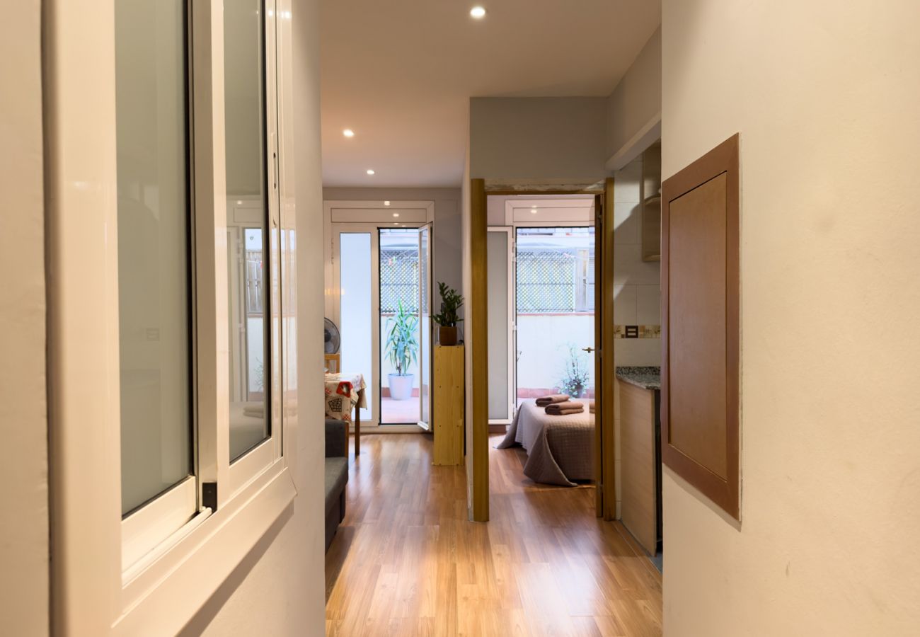 Appartement in Barcelona - Piso con patio terraza privada en alquiler en Barcelona centro, Gracia