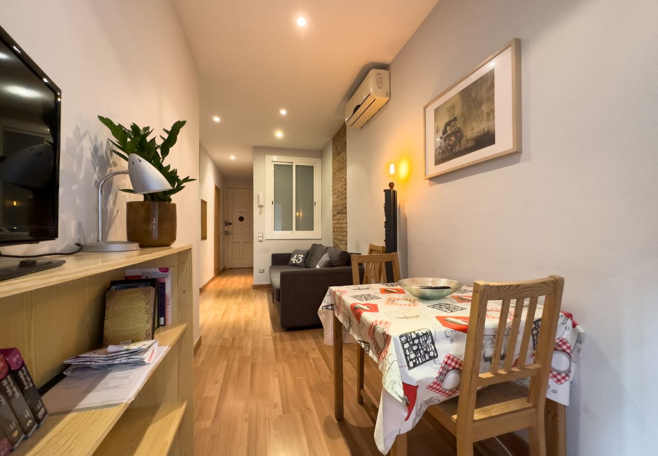 Appartement in Barcelona - Piso con patio terraza privada en alquiler en Barcelona centro, Gracia