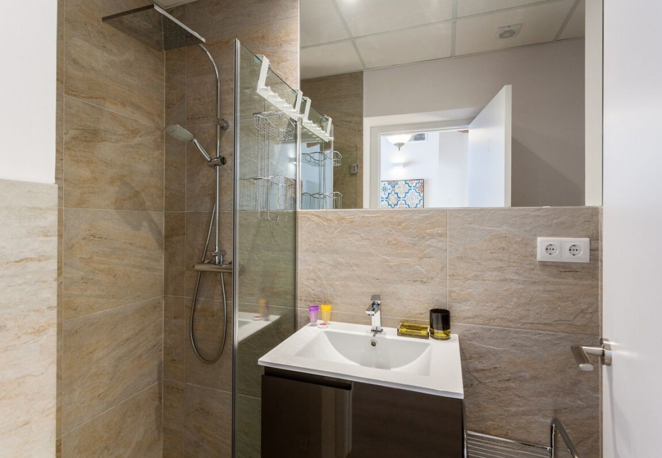 Appartement in Valencia - CENTER-2BR, 2BA-ATTIC-TERRACE,VIEW, WI-FI, A/C 