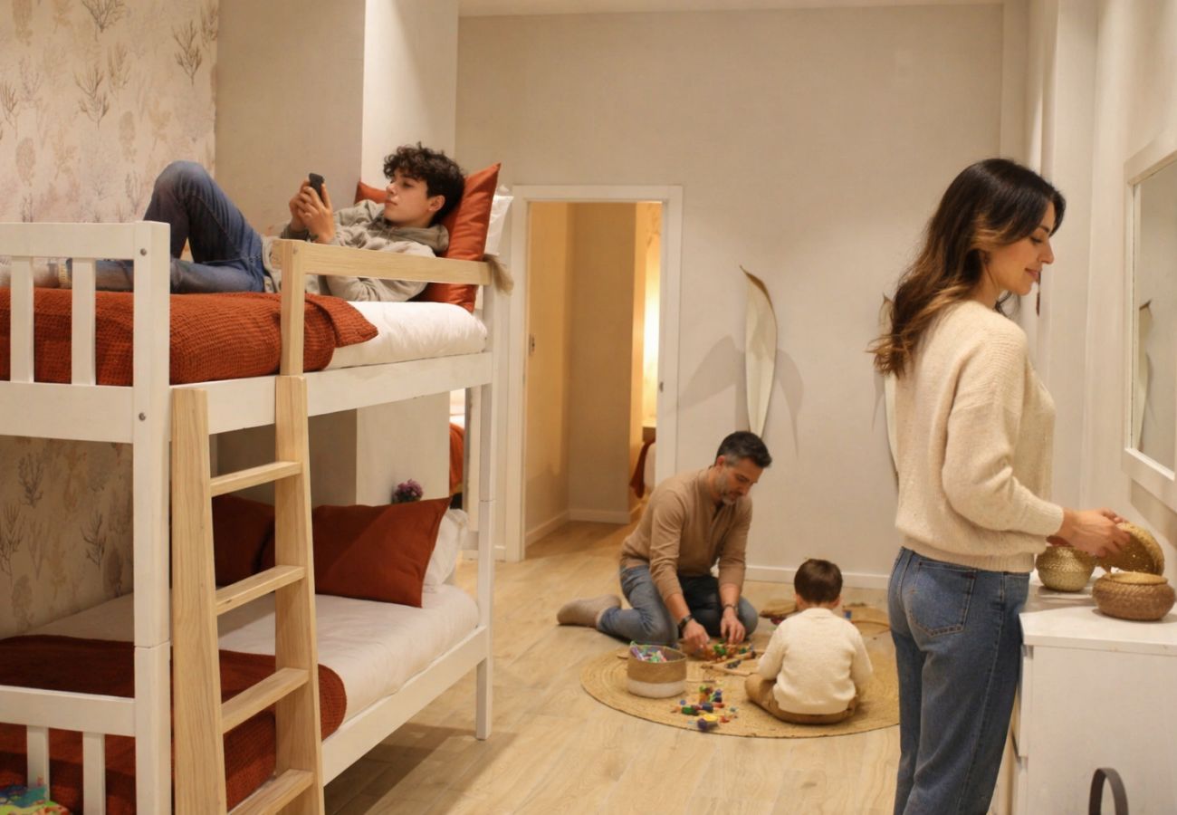Appartement in Valencia - The Sea Rooms I | AC & WIFI | 15 min Playa