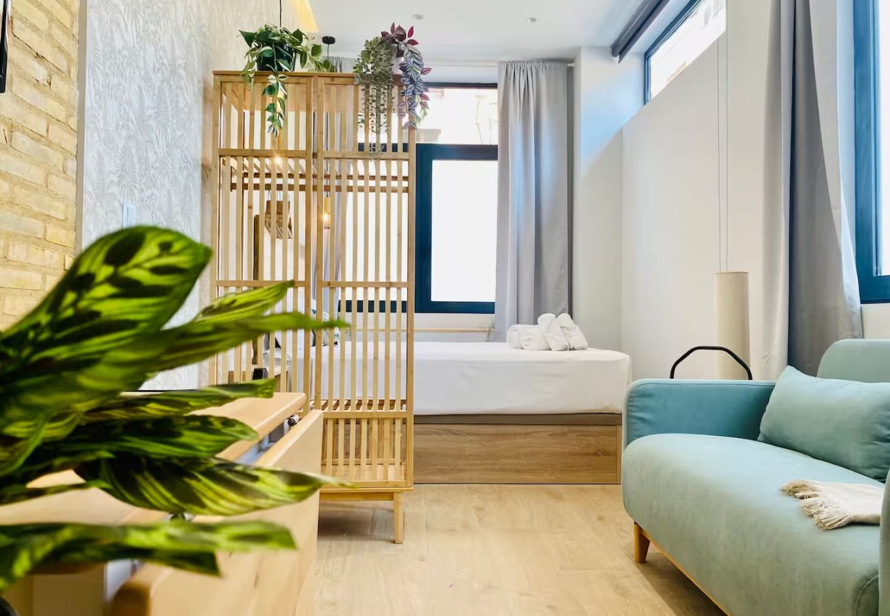 Appartement in Valencia - Beach Apartment | 1Hab | 3 Viajeros| AC & WIFI