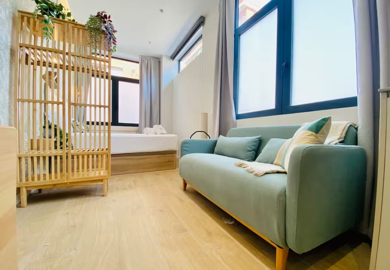 Appartement in Valencia - Beach Apartment | 1Hab | 3 Viajeros| AC & WIFI